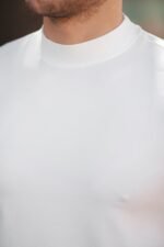 Erkek Yarım Balıkçı Yaka Kısa Kollu T-shirt - Görsel 3