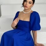 Benjamin Çan Etekli Midi Boy Elbise