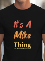 Erkek It Is A Mike Thing Baskılı Erkek T-shirt - Görsel 2
