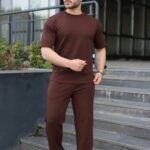 Erkek Alt Üst Krep İkili Takım