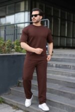 Erkek Alt Üst Krep İkili Takım