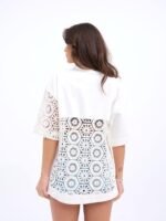 6953 GÖMLEK-BEYAZ - Görsel 4