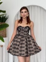 Toba İp Askılı Elbise - Görsel 3