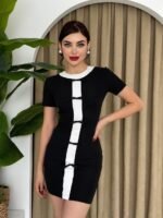 Cazzie Fiyonk Detaylı Elbise - Görsel 3