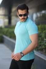 Erkek Kısa Kollu Yakalı Tişört - Görsel 2