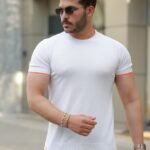 Erkek Bisiklet Yaka Kısa Kollu Tişört