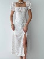 Zeze Balon Kol Elbise - Görsel 2