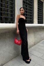 Eudora Ajurlu StraplezElbise 2771 - Görsel 4