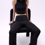 İspanyol Paça Yüksek Bel Tayt