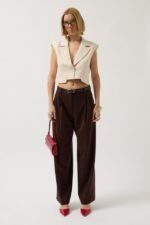 Düğme Detay Cepli Yelek - Görsel 2