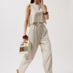 Yandan Bağlamalı Crop Bluz