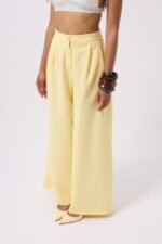 Casual Yüksek Bel Pantolon - Görsel 4