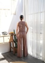 Keten Bluz Ve Pantolon İki̇li̇ Takim - Görsel 2