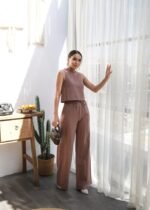 Keten Bluz Ve Pantolon İki̇li̇ Takim - Görsel 4