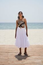 Dikiş Detay Maxi Etek