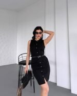 GÖMLEK YAKA ELBİSE - Görsel 4