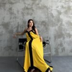 Askılı Maxi Boy Elbise