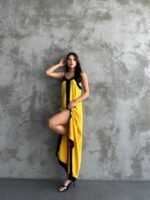 Askılı Maxi Boy Elbise - Görsel 2