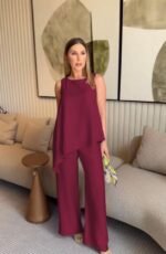 Asimetrik Bluz - Pantolon İkili Takım - Görsel 3