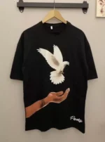 Dijital Baskılı T-Shirt - Siyah - Görsel 2