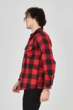 Erkek Oduncu Gömlek - Kırmızı - Görsel 2