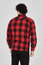 Erkek Oduncu Gömlek - Kırmızı - Görsel 3