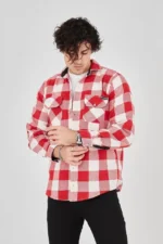 Erkek Oduncu Gömlek - Pembe - Görsel 4