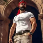 Unisex Bisiklet Yaka Baskılı Oversize T-Shirt - Beyaz