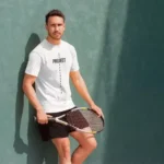 Unisex Bisiklet Yaka Baskılı Oversize T-Shirt - Beyaz