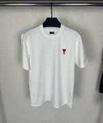 Unisex Bisiklet Yaka Baskılı Oversize T-Shirt - Beyaz - Görsel 3