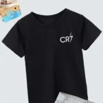 Erkek Çocuk Baskılı T-Shirt - Siyah