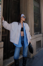 Cepli Bomber Ceket Mont - Beyaz - Görsel 2