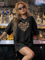 Baskılı T-shirt - Siyah - Görsel 2