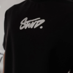 Erkek Baskılı Oversize T-shirt - Siyah