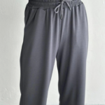 Osy Modal Yumuşak Dokulu Kumaş Kısa Kollu Yakalı T-shirt Pantalon Ikili Takım- Antrasit