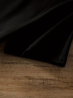 Baskılı Oversize Bisiklet Yaka T-shirt - Siyah - Görsel 2