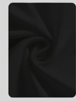 Baskılı Oversize Bisiklet Yaka T-shirt - Siyah - Görsel 3