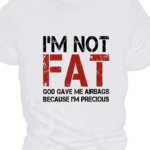 Baskılı Oversize Bisiklet Yaka T-shirt - Beyaz