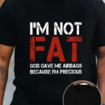 Baskılı Oversize Bisiklet Yaka T-shirt - Siyah