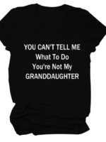 Baskılı Oversize Bisiklet Yaka T-shirt - Siyah