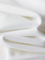 Baskılı Oversize Bisiklet Yaka T-shirt - Beyaz - Görsel 3