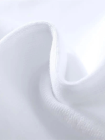 Baskılı Oversize Bisiklet Yaka T-shirt - Beyaz - Görsel 2