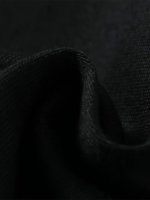 Baskılı Oversize Bisiklet Yaka T-shirt - Siyah - Görsel 4