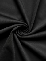 Baskılı Oversize Bisiklet Yaka T-shirt - Siyah - Görsel 3