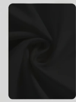 Baskılı Oversize Bisiklet Yaka T-shirt - Siyah - Görsel 3