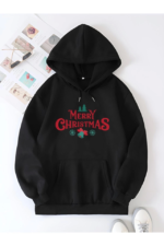Merry Chrıstmas Sweatshirt - Hodie - Siyah