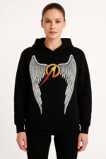 Metallica İki İplik Kapüşonlu Ön Ve Arka Baskılı Hoodie - Siyah - Görsel 2