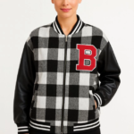 Kolları Suni Deri Içi Astarlı Oduncu Kolej Içi Ceket - Gri