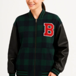 Kolları Suni Deri Içi Astarlı Oduncu Kolej Içi Ceket - Haki