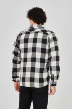 Erkek Uzun Kollu Oduncu Gömlek - Siyah - Görsel 4